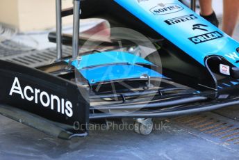 World © Octane Photographic Ltd. Formula 1 – Abu Dhabi GP - Scrutineering. ROKiT Williams Racing FW 42 – George Russell. Yas Marina Circuit, Abu Dhabi, UAE. Thursday 28th November 2019.