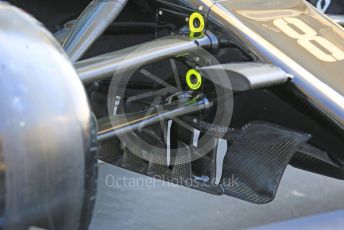 World © Octane Photographic Ltd. Formula 1 – Abu Dhabi GP - Scrutineering. Haas F1 Team VF19 – Romain Grosjean. Yas Marina Circuit, Abu Dhabi, UAE. Thursday 28th November 2019.