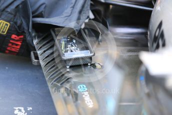 World © Octane Photographic Ltd. Formula 1 – Abu Dhabi GP - Scrutineering. Mercedes AMG Petronas Motorsport AMG F1 W10 EQ Power+ - Lewis Hamilton. Yas Marina Circuit, Abu Dhabi, UAE. Thursday 28th November 2019.