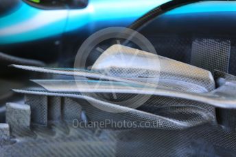 World © Octane Photographic Ltd. Formula 1 – Abu Dhabi GP - Scrutineering. Mercedes AMG Petronas Motorsport AMG F1 W10 EQ Power+ - Lewis Hamilton. Yas Marina Circuit, Abu Dhabi, UAE. Thursday 28th November 2019.