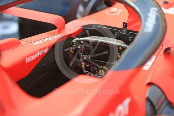 World © Octane Photographic Ltd. Formula 1 – Abu Dhabi GP - Scrutineering. Scuderia Ferrari SF90 – Charles Leclerc. Yas Marina Circuit, Abu Dhabi, UAE. Thursday 28th November 2019.