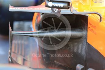 World © Octane Photographic Ltd. Formula 1 – Abu Dhabi GP - Scrutineering. McLaren MCL34 – Carlos Sainz. Yas Marina Circuit, Abu Dhabi, UAE. Thursday 28th November 2019.