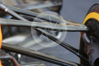 World © Octane Photographic Ltd. Formula 1 – Abu Dhabi GP - Scrutineering. McLaren MCL34 – Carlos Sainz. Yas Marina Circuit, Abu Dhabi, UAE. Thursday 28th November 2019.