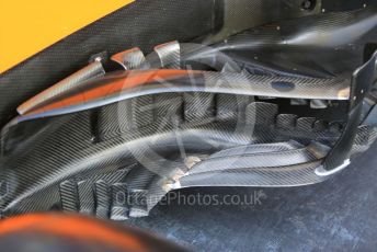 World © Octane Photographic Ltd. Formula 1 – Abu Dhabi GP - Scrutineering. McLaren MCL34 – Carlos Sainz. Yas Marina Circuit, Abu Dhabi, UAE. Thursday 28th November 2019.