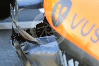 World © Octane Photographic Ltd. Formula 1 – Abu Dhabi GP - Scrutineering. McLaren MCL34 – Carlos Sainz. Yas Marina Circuit, Abu Dhabi, UAE. Thursday 28th November 2019.