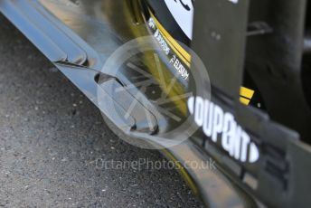 World © Octane Photographic Ltd. Formula 1 – Abu Dhabi GP - Scrutineering. Renault Sport F1 Team RS19 – Nico Hulkenberg. Yas Marina Circuit, Abu Dhabi, UAE. Thursday 28th November 2019.