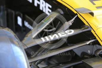 World © Octane Photographic Ltd. Formula 1 – Abu Dhabi GP - Scrutineering. Renault Sport F1 Team RS19 – Nico Hulkenberg. Yas Marina Circuit, Abu Dhabi, UAE. Thursday 28th November 2019.