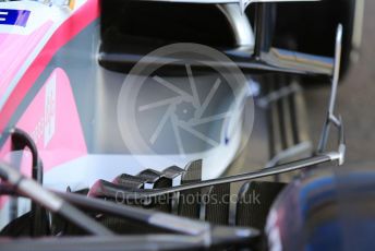 World © Octane Photographic Ltd. Formula 1 – Abu Dhabi GP - Scrutineering. SportPesa Racing Point RP19 - Sergio Perez. Yas Marina Circuit, Abu Dhabi, UAE. Thursday 28th November 2019.