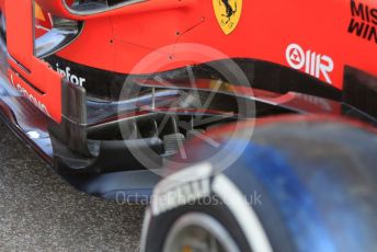 World © Octane Photographic Ltd. Formula 1 – Abu Dhabi GP - Scrutineering. Scuderia Ferrari SF90 – Sebastian Vettel. Yas Marina Circuit, Abu Dhabi, UAE. Thursday 28th November 2019.