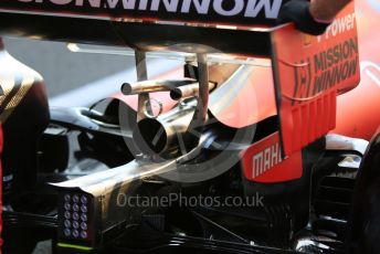 World © Octane Photographic Ltd. Formula 1 – Abu Dhabi GP - Scrutineering. Scuderia Ferrari SF90 – Sebastian Vettel. Yas Marina Circuit, Abu Dhabi, UAE. Thursday 28th November 2019.