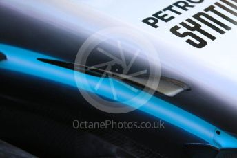 World © Octane Photographic Ltd. Formula 1 – Abu Dhabi GP - Scrutineering. Mercedes AMG Petronas Motorsport AMG F1 W10 EQ Power+ - Valtteri Bottas. Yas Marina Circuit, Abu Dhabi, UAE. Thursday 28th November 2019.