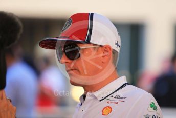 World © Octane Photographic Ltd. Formula 1 – Abu Dhabi GP - Paddock. Alfa Romeo Racing C38 – Kimi Raikkonen. Yas Marina Circuit, Abu Dhabi, UAE. Thursday 28th November 2019.