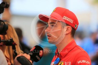 World © Octane Photographic Ltd. Formula 1 – Abu Dhabi GP - Paddock. Scuderia Ferrari SF90 – Charles Leclerc. Yas Marina Circuit, Abu Dhabi, UAE. Thursday 28th November 2019.