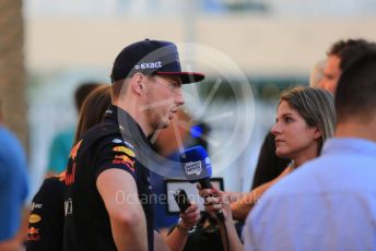 World © Octane Photographic Ltd. Formula 1 – Abu Dhabi GP - Paddock. Aston Martin Red Bull Racing RB15 – Max Verstappen. Yas Marina Circuit, Abu Dhabi, UAE. Thursday 28th November 2019.