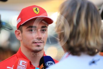 World © Octane Photographic Ltd. Formula 1 – Abu Dhabi GP - Paddock. Scuderia Ferrari SF90 – Charles Leclerc. Yas Marina Circuit, Abu Dhabi, UAE. Thursday 28th November 2019.