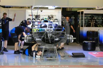 World © Octane Photographic Ltd. Formula 1 – Abu Dhabi GP - Pitlane. ROKiT Williams Racing FW42 – Robert Kubica. Yas Marina Circuit, Abu Dhabi, UAE. Thursday 28th November 2019.