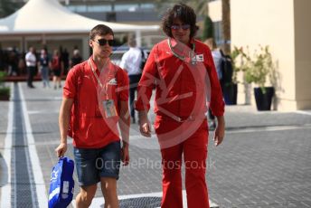 World © Octane Photographic Ltd. Formula 1 - Abu Dhabi GP - Paddock. Callum Ilott – Ferrari Academy. Yas Marina Circuit, Abu Dhabi, UAE. Thursday 28th November 2019.