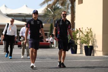 World © Octane Photographic Ltd. Formula 1 – Abu Dhabi GP - Paddock. SportPesa Racing Point RP19 – Lance Stroll. Yas Marina Circuit, Abu Dhabi, UAE. Thursday 28th November 2019.