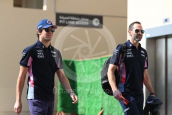 World © Octane Photographic Ltd. Formula 1 – Abu Dhabi GP - Paddock. SportPesa Racing Point RP19 – Lance Stroll. Yas Marina Circuit, Abu Dhabi, UAE. Thursday 28th November 2019.