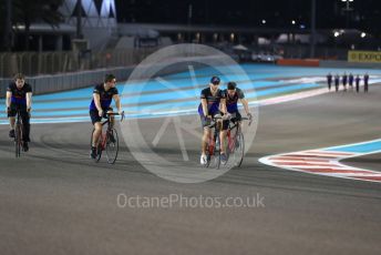 World © Octane Photographic Ltd. Formula 1 – Abu Dhabi GP - Track Walk. Scuderia Toro Rosso STR14 – Pierre Gasly. Yas Marina Circuit, Abu Dhabi, UAE. Thursday 28th November 2019.