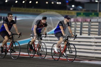 World © Octane Photographic Ltd. Formula 1 – Abu Dhabi GP - Track Walk. Scuderia Toro Rosso STR14 – Pierre Gasly. Yas Marina Circuit, Abu Dhabi, UAE. Thursday 28th November 2019.