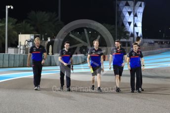 World © Octane Photographic Ltd. Formula 1 – Abu Dhabi GP - Track Walk. Scuderia Toro Rosso STR14 – Daniil Kvyat. Yas Marina Circuit, Abu Dhabi, UAE. Thursday 28th November 2019.