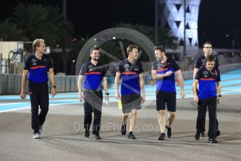 World © Octane Photographic Ltd. Formula 1 – Abu Dhabi GP - Track Walk. Scuderia Toro Rosso STR14 – Daniil Kvyat. Yas Marina Circuit, Abu Dhabi, UAE. Thursday 28th November 2019.