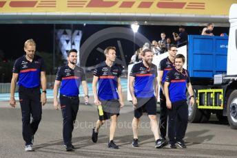 World © Octane Photographic Ltd. Formula 1 – Abu Dhabi GP - Track Walk. Scuderia Toro Rosso STR14 – Daniil Kvyat. Yas Marina Circuit, Abu Dhabi, UAE. Thursday 28th November 2019.