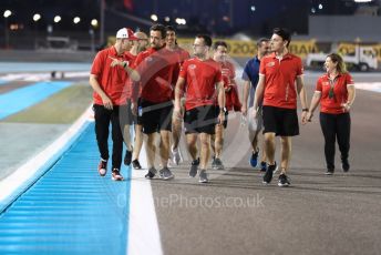 World © Octane Photographic Ltd. Formula 2 (F2) – Abu Dhabi GP - Track Walk. Prema Powerteam - Mick Schumacher and Sean Galeal. Yas Marina Circuit, Abu Dhabi, UAE. Thursday 28th November 2019.