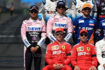 World © Octane Photographic Ltd. Formula 1 – Australian GP Class of 2019. SportPesa Racing Point RP19 - Sergio Perez and Lance Stroll, McLaren – Carlos Sainz and Scuderia Ferrari – Charles Leclerc and Sebastian Vettel. Melbourne, Australia. Sunday 17th March 2019.