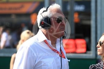 World © Octane Photographic Ltd. Formula 1 - Australian GP - Grid. Lance Stroll father Lawrence Stroll - investor, part-owner of SportPesa Racing Point. Albert Park, Melbourne, Australia. Sunday 17th March 2019