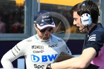 World © Octane Photographic Ltd. Formula 1 – Australian GP Grid. SportPesa Racing Point RP19 - Sergio Perez. Melbourne, Australia. Sunday 17th March 2019.