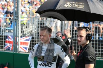 World © Octane Photographic Ltd. Formula 1 – Australian GP Grid. Rich Energy Haas F1 Team VF19 – Kevin Magnussen. Melbourne, Australia. Sunday 17th March 2019.
