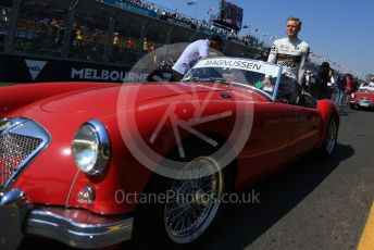 World © Octane Photographic Ltd. Formula 1 – Australian GP Drivers’ parade. Rich Energy Haas F1 Team VF19 – Kevin Magnussen. Melbourne, Australia. Sunday 17th March 2019