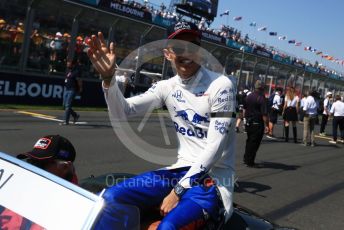 World © Octane Photographic Ltd. Formula 1 – Australian GP Drivers’ parade. Scuderia Toro Rosso STR14 – Alexander Albon. Melbourne, Australia. Sunday 17th March 2019.