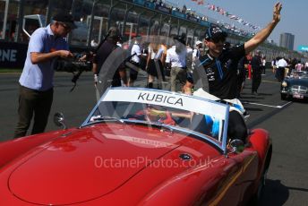 World © Octane Photographic Ltd. Formula 1 – Australian GP Drivers’ parade. ROKiT Williams Racing FW42 – Robert Kubica. Melbourne, Australia. Sunday 17th March 2019.