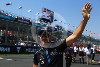 World © Octane Photographic Ltd. Formula 1 – Australian GP Drivers’ parade. ROKiT Williams Racing FW42 – Robert Kubica. Melbourne, Australia. Sunday 17th March 2019.