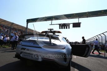 World © Octane Photographic Ltd. Formula 1 – Australian GP Grid. Mercedes AMG GT Safety car with "Thank You Charlie" markings for Charlie Whiting. Melbourne, Australia. Sunday 17th March 2019.