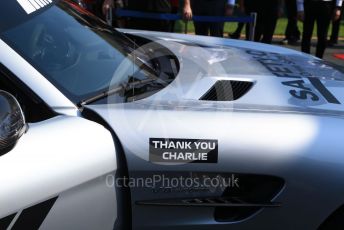 World © Octane Photographic Ltd. Formula 1 – Australian GP Grid. Mercedes AMG GT Safety car with "Thank You Charlie" markings for Charlie Whiting. Melbourne, Australia. Sunday 17th March 2019.