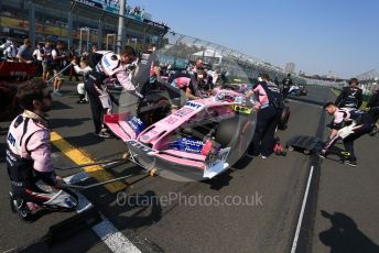 World © Octane Photographic Ltd. Formula 1 – Australian GP Grid. SportPesa Racing Point RP19 – Lance Stroll. Melbourne, Australia. Sunday 17th March 2019.