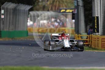 World © Octane Photographic Ltd. Formula 1 – Australian GP Practice 1. Alfa Racing F1 Team C38 – Kimi Raikkonen. Friday 15th Melbourne, Australia. Friday 15th March 2019.