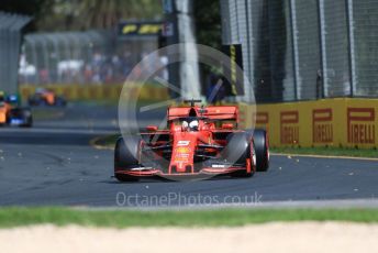 World © Octane Photographic Ltd. Formula 1 – Australian GP Practice 1. Scuderia Ferrari SF90 – Sebastian Vettel and McLaren MCL34 – Lando Norris and Carlos Sainz. Friday 15th Melbourne, Australia. Friday 15th March 2019.