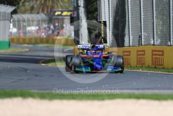 World © Octane Photographic Ltd. Formula 1 – Australian GP Practice 1. Scuderia Toro Rosso STR14 – Daniil Kvyat. Friday 15th Melbourne, Australia. Friday 15th March 2019.