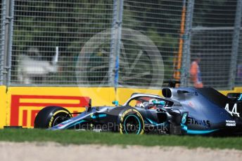 World © Octane Photographic Ltd. Formula 1 – Australian GP Practice 1. Mercedes AMG Petronas Motorsport AMG F1 W10 EQ Power+ - Lewis Hamilton. Friday 15th Melbourne, Australia. Friday 15th March 2019.