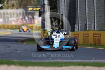World © Octane Photographic Ltd. Formula 1 – Australian GP Practice 1. ROKiT Williams Racing – George Russell and McLaren MCL34 – Lando Norris.. Friday 15th Melbourne, Australia. Friday 15th March 2019.
