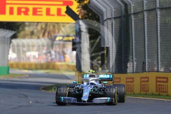 World © Octane Photographic Ltd. Formula 1 – Australian GP Practice 1. Mercedes AMG Petronas Motorsport AMG F1 W10 EQ Power+ - Valtteri Bottas. Friday 15th Melbourne, Australia. Friday 15th March 2019.