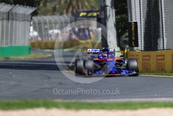 World © Octane Photographic Ltd. Formula 1 – Australian GP Practice 1. Scuderia Toro Rosso STR14 – Daniil Kvyat. Friday 15th Melbourne, Australia. Friday 15th March 2019.