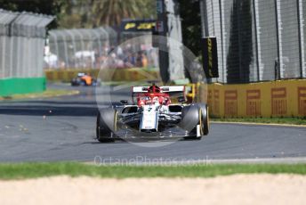 World © Octane Photographic Ltd. Formula 1 – Australian GP Practice 1. Alfa Romeo Racing C38 – Kimi Raikkonen. Friday 15th Melbourne, Australia. Friday 15th March 2019.