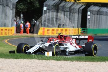 World © Octane Photographic Ltd. Formula 1 – Australian GP Practice 1. Alfa Romeo Racing C38 – Antonio Giovinazzi. Friday 15th Melbourne, Australia. Friday 15th March 2019.