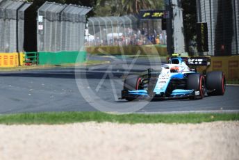 World © Octane Photographic Ltd. Formula 1 – Australian GP Practice 1. ROKiT Williams Racing – Robert Kubica. Friday 15th Melbourne, Australia. Friday 15th March 2019.